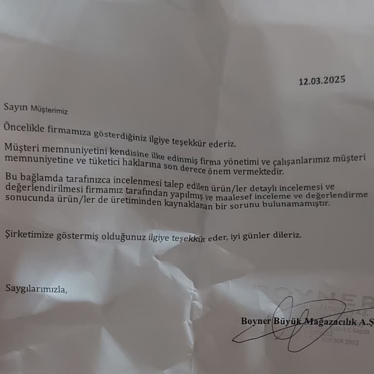 İade Sürecinde 1 Aylık Çile