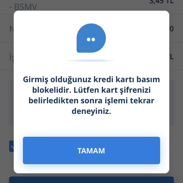 Denizbank Kredi Kartı Basım Blokesi Sorunu