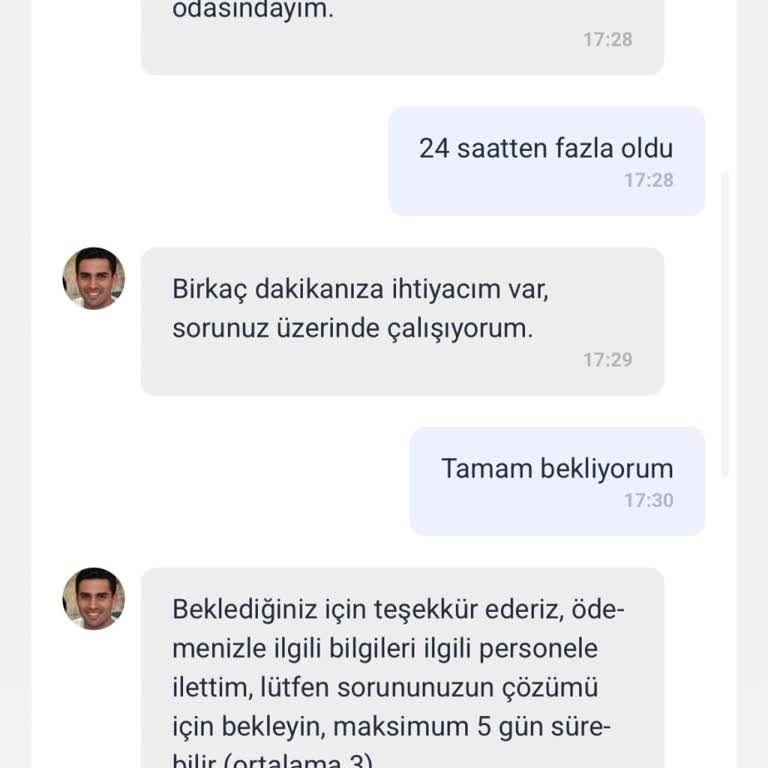 Destek Hattının Tutarsız Bilgilendirmesi Ve Zaman Kaybı