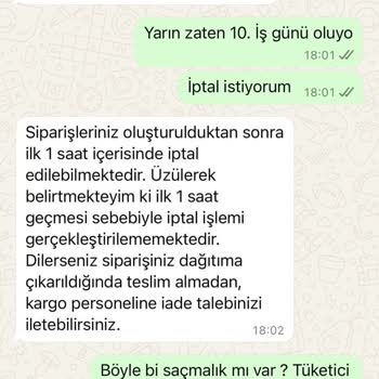 Siparişim Hala Hazırlanmadı Ve İptal Edilemiyor