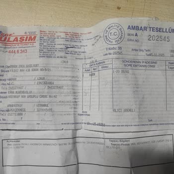 Yanlış Teslimat Yüzünden Mağduriyet