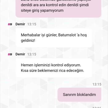 Batumslot'ta Çekim Sorunu Ve Hesap Blokajı
