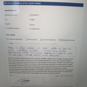 Netspeed'den Altyapı Sorunu Ve Haksız Fatura