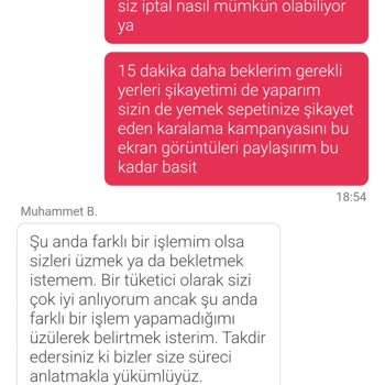 Teslim Edilmeyen Sipariş Ve İptal Sorunu