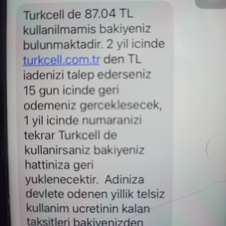Faturalı Geçişte Kalan Bakiye Sorunu