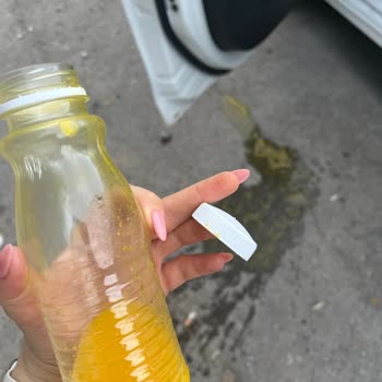 Shell İstasyonunda Tarihsiz Ve Tehlikeli Portakal Suyu Deneyimi