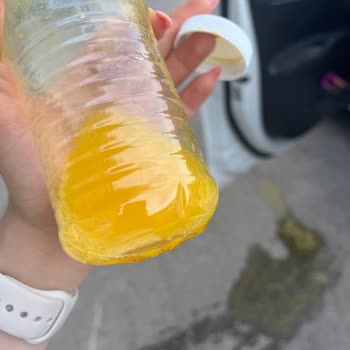 Shell İstasyonunda Tarihsiz Ve Tehlikeli Portakal Suyu Deneyimi