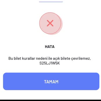 TCDD Bilet İptal Ve Değişim Sorunları