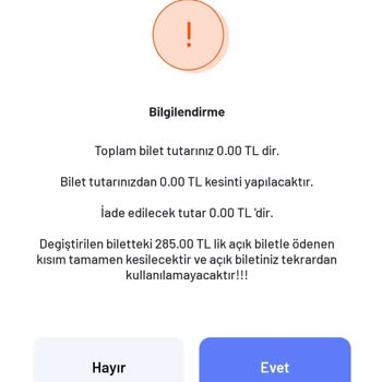TCDD Bilet İptal Ve Değişim Sorunları