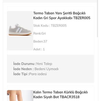 İade Sorunları Ve Müşteri Hizmetleri İlgisizliği