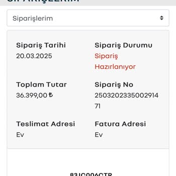 Stokta Olmayan Ürünle Mağduriyet Yaşatan Hizmet