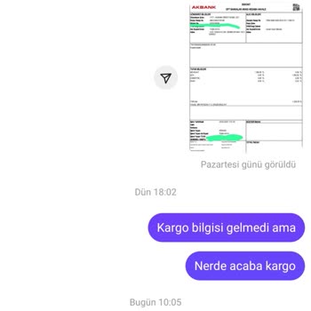 Sipariş Verilen Ürünler Gönderilmedi Ve İletişim Kesildi