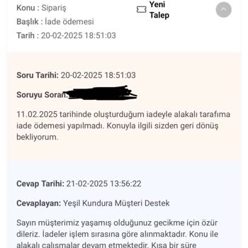 İade Sürecindeki Sorunlar Ve Müşteri Hizmetleri Oyalamaları