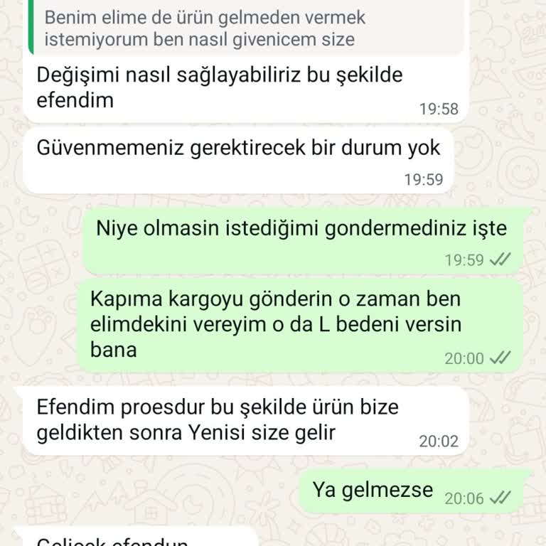 Yanlış Beden Ve Güvensiz İade Süreci