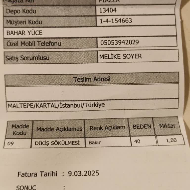 Kalitesiz Mont Ve Müşteri Hizmetleri Hayal Kırıklığı