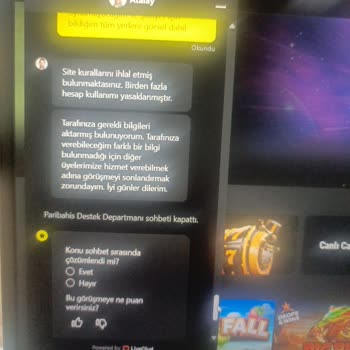 Paribahis'te Kayıp Bonusunun Verilmemesi