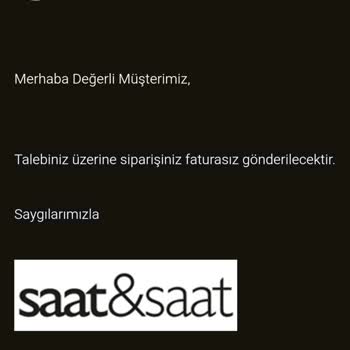 Hediye Paketi Talebine Yanıt Veremeyen Firma