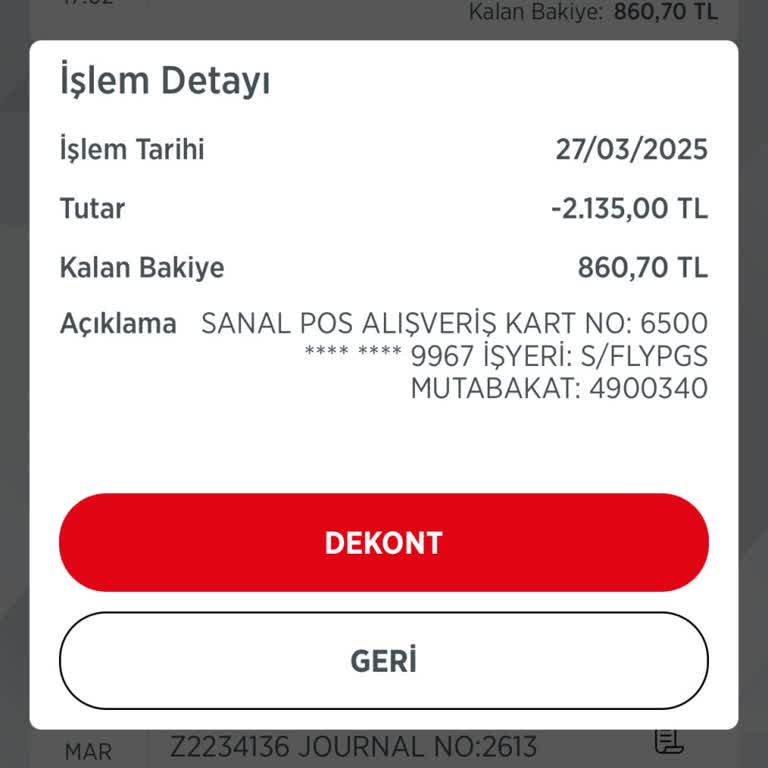 Pegasus'tan Alınan Biletin İadesi Belirsizliği
