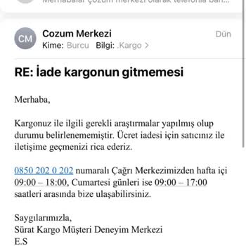 Kayıp Kargo Ve Çözüm Merkezi Mağduriyeti