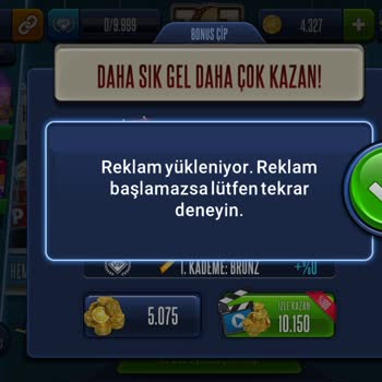 Reklam İzleyememe Ve Çip Alamama Sorunu
