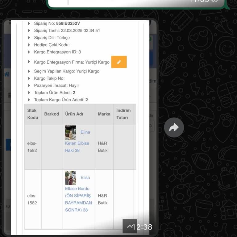 Yanıltıcı Sipariş Bilgisi Ve İletişimsizlik