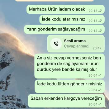 İade Taleplerime Cevap Verilmiyor