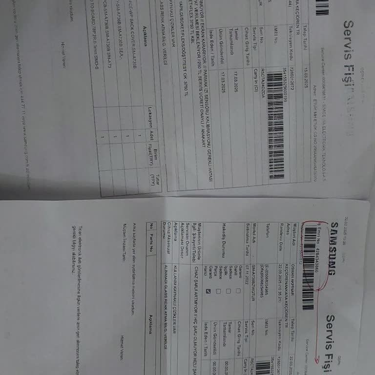 Servis Sonrası Artan Sorunlar Ve Ekstra Ücret Talebi