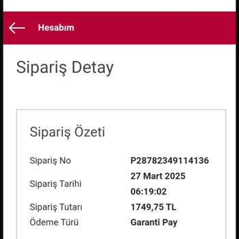 Sipariş İptali Mağduriyeti