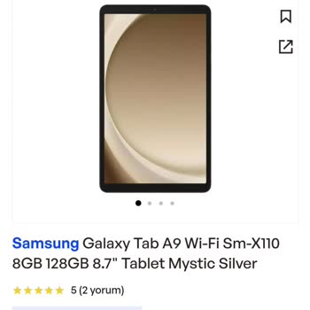 Samsung TAB A9 Fiyat Tutarsızlığı Can Sıkıyor