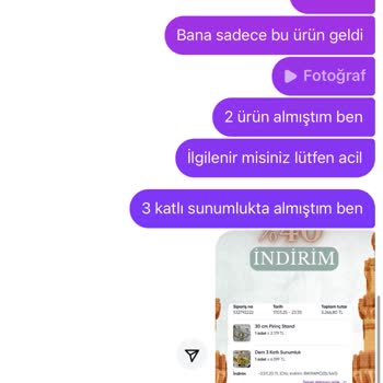 Eksik Ürün Ve İletişim Sorunu Yaşayan Müşterinin Hayal Kırıklığı