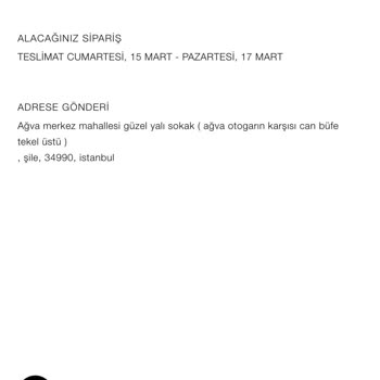 Zara Ve Kargo Firması İle Yaşanan Teslimat Sorunu