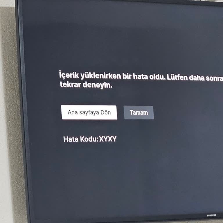 Blu TV'de Sürekli Karşılaşılan Hata Kodu Sorunu