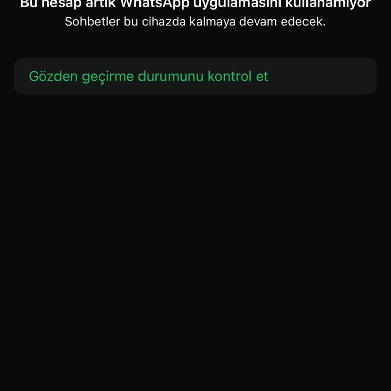 WhatsApp Hesabım Kapandı: 25 Saatlik Bekleyiş Ve Belirsizlik