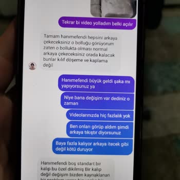 Değişim Sözü Verilmeyen Ürün Ve Yetersiz Müşteri Hizmeti