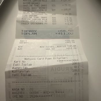 Watsons'ta Puan Hatası: Almadığım Ürün İçin Puan Kullanımı