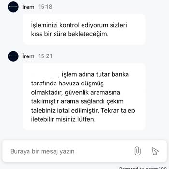 Çekim Taleplerinin Reddedilmesi Ve Canlı Destek Sorunu