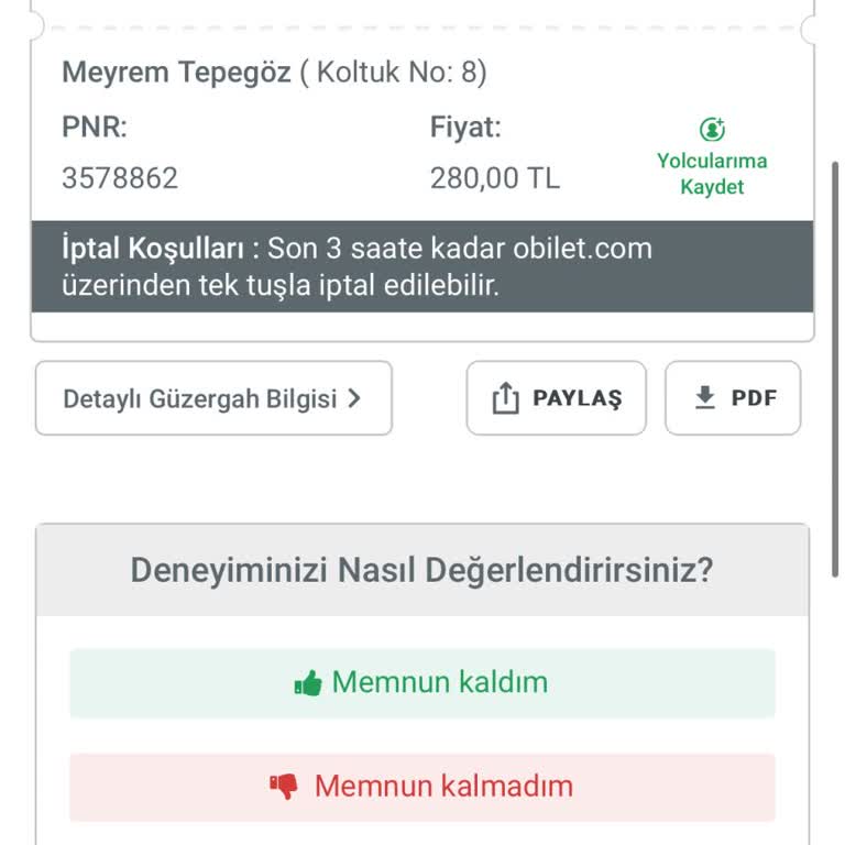 Otobüs Seferinin Zamanından Önce Hareket Etmesi