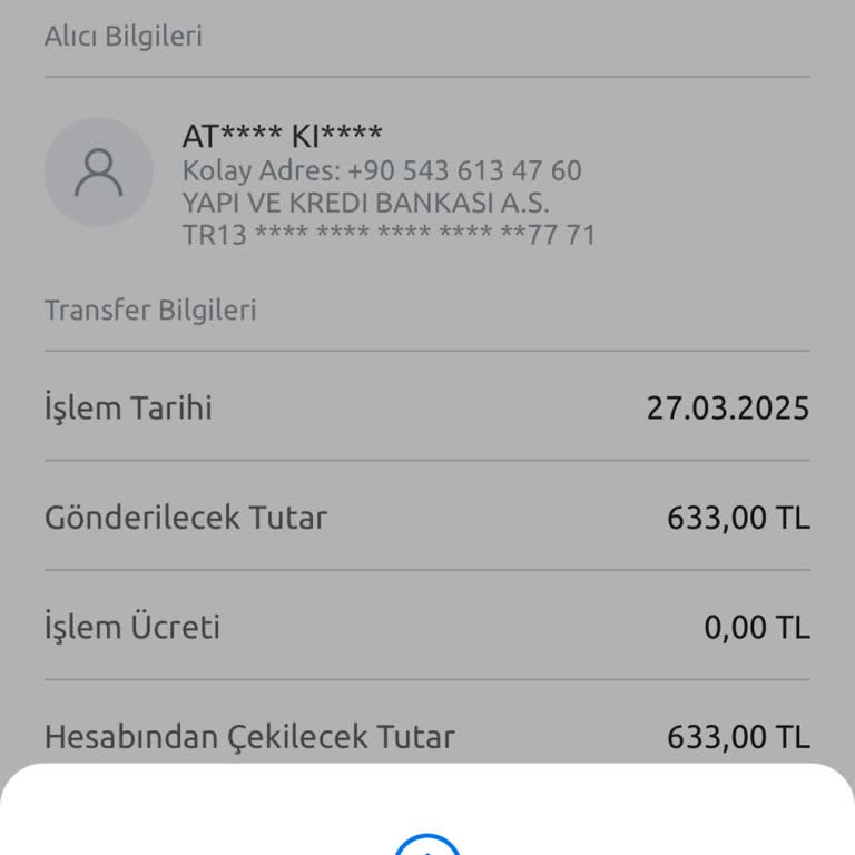 Nkolay Üzerinden Havale İşlemi Yapılamıyor