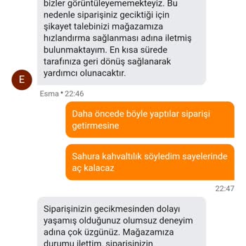 Adres Sorunu Nedeniyle Teslim Edilmeyen Sipariş