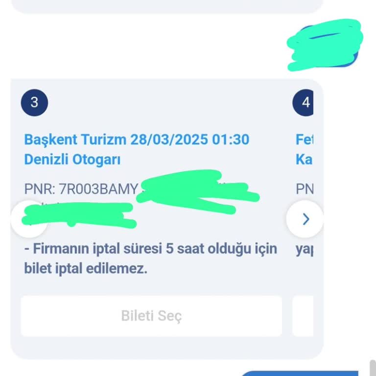 Obilet Bilet İptalinde Yaşanan Sorun Ve Mağduriyet