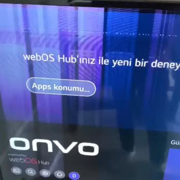 Onvo TV'de Hoparlör Ve Ekran Arızası Mağduriyeti