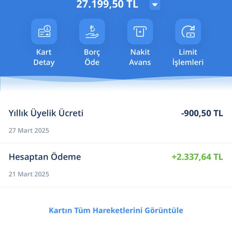 Haksız Kart Aidatı İadesi Talebi