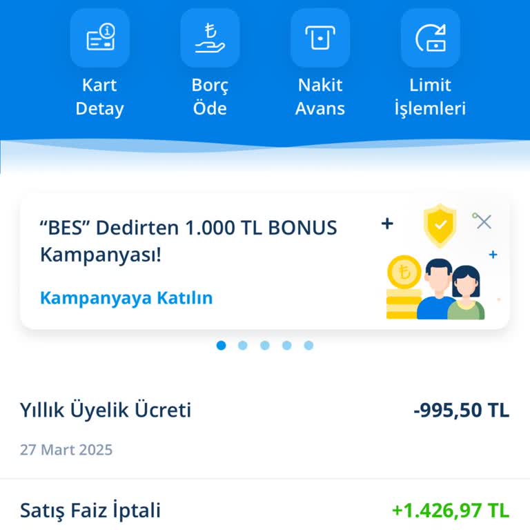 Yıllık Kart Ücreti Haksızlığı