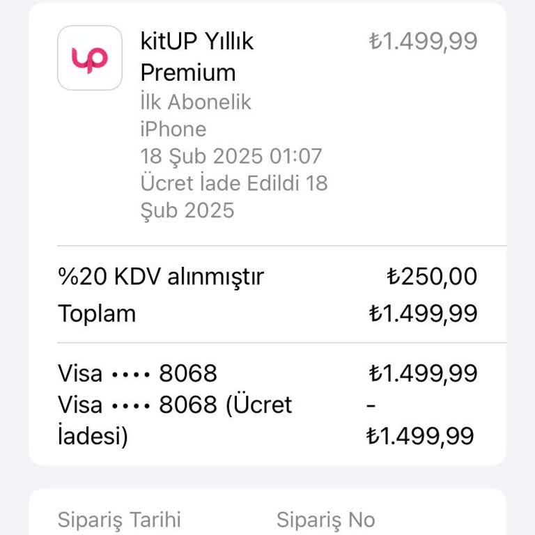 Yanlışlıkla Yıllık Abonelik Ve İade Sorunu