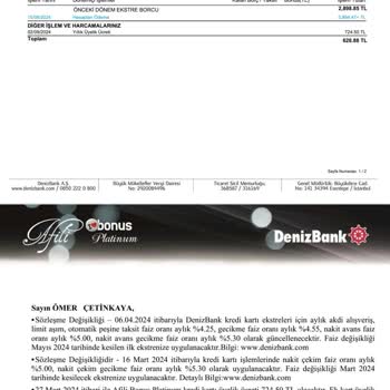 Denizbank'ın Yıllık Ücret Israrı
