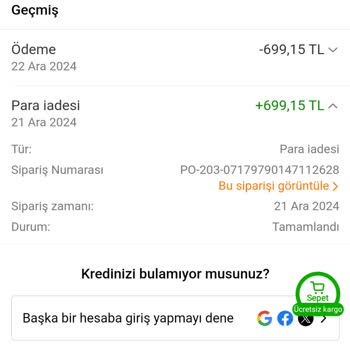 Kredi Bakiyesi Kullanım Sorunu Ve İade Talebi