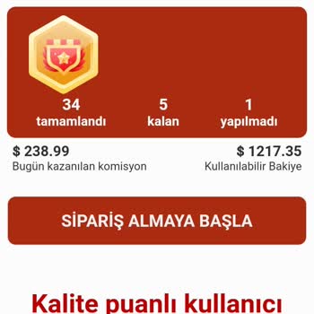 Görevleri Tamamlamadan Kazanç Çekilemiyor!