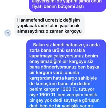 Yanlış Ürün Gönderimi Ve Kargo Karışıklığı