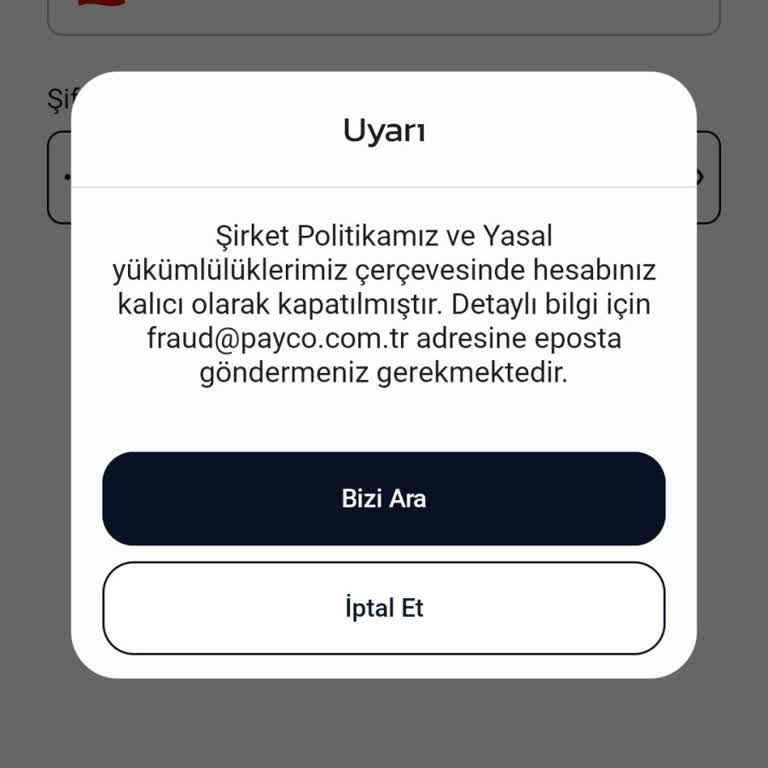 Payco Hesabım Haksız Yere Kapatıldı, Param İade Edilmiyor