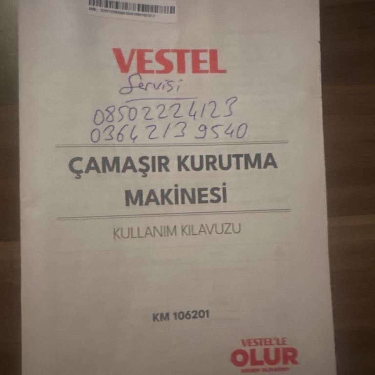 Vestel Kurutma Makinesi Kart Sorunu Ve Servis Deneyimi